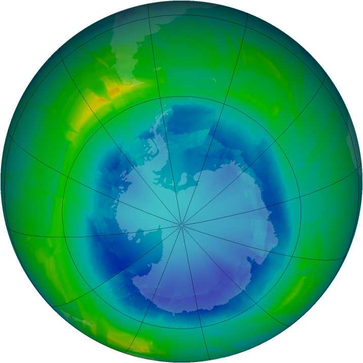 Ozone Map 2010-08-26